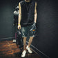 Summer Thin Rotten Hole Sleeveless T-shirt Loose Waistcoat Outer Wear Solid Color Trendy Vest