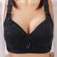 Large-size Thin Anti-bacterial, Anti-bacterial, Anti-sagging Gather-up Non-wire Underwear Ladies Bra