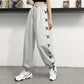 Girls' Sports Pants Spring and Summer Printed Drawstring Drawstring Pants Wei Pants Loose Casual Bloomers