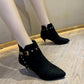 High Heels Boots Women Shoes Winter Autumn Women Boots cowboy Ankle Boots Sexy Pointed Toe bottes