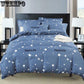 Bed Linen Set Sheet Pillowcase&duvet Cover Set Bedclothes Leaf Cover Home Bedding Sheet Set