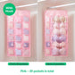 Underwear Storage Bag Wall-mounted Hanging Bag Bra Socks Storage Bag Wardrobe Dormitory Hanging Fabric Storage Artifact Dust-proof Storage Bag
