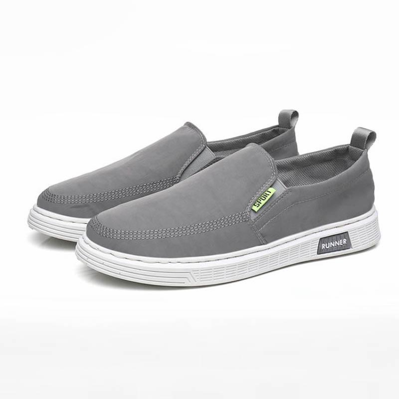 Spring Summer Canvas Shoes Men's Korean Version All-match Casual Cloth Shoes Ice Silk Breathable Deodorant Driving Shoes
