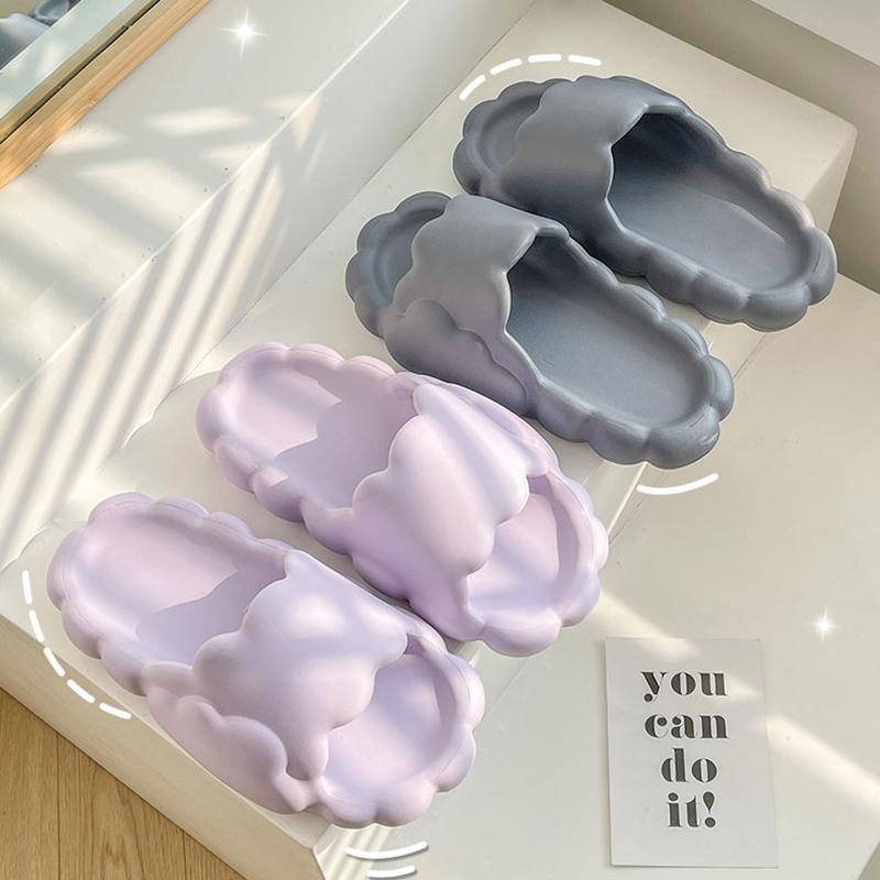 Soft Slippers Women's Summer Home Indoor Thick-bottomed Bathroom Bath Non-slip Couples Household Feces Sense Sandals and Slippers Men