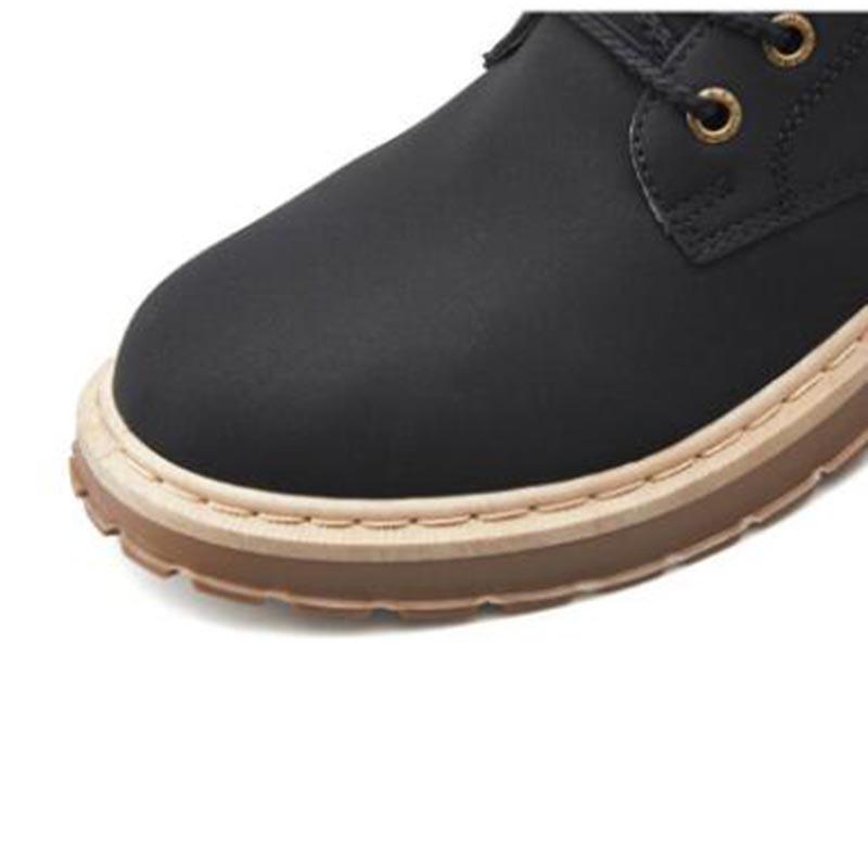 Autumn Winter Men Canvas Boots Fashion High-top  Ankle Boots Men's Shoes Comfortable Sneakers