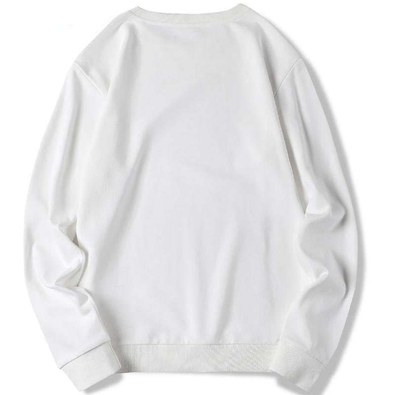 Pure Cotton Sweater Men's Autumn Long-sleeved Hedging Trendy Brand Loose Casual Wild Couple Sweatshirts Men