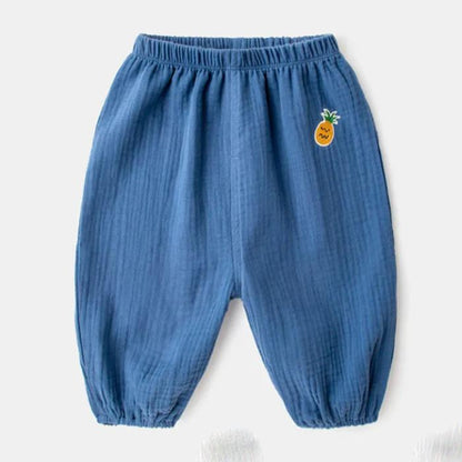 Children's Pants Summer Girls Anti Mosquito Pants Boys and Girls Air-conditioned Pants Leggings Casual Pants Children's Knickerbockers