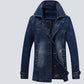 Casual Mens Denim Jacket Plus Size 4XL Bomber Jacket Men Cowboy Men's Jean Jacket Chaqueta Hombre