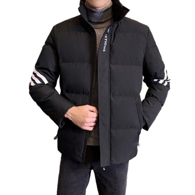 Autumn and Winter Men's Jacket Parka Coat Men's Waterproof Warm Jacket Thick Zipper Jacket