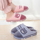 Household Couple Slippers Warm Thick Plush Slippers Winter Unisex Indoor Cotton Slippers
