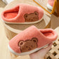 Women Winter Slippers Home Dormitory Cute Warm Slippers Furry Thick Plus Size Non Slip Slippers Women Men Cotton Shoes