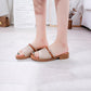 Women's Spring and Summer Plus Size Low Heel Slippers Versatile Casual Outdoor Versatile Thick Heel Slippers