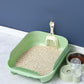 Cat Litter Box Splash-proof Semi-enclosed Large Cat Toilet Deodorant Cat Poop Box Small Kitten Litter Box Kitty Supplies