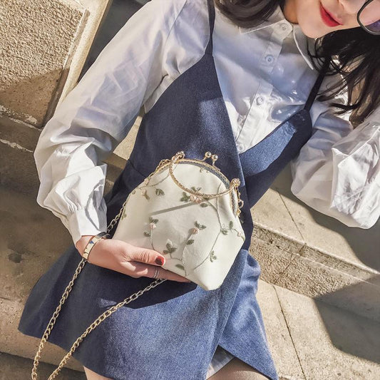 Trendy wild Patent leather bag Genuine Leather Woman bag European and American style Handbag