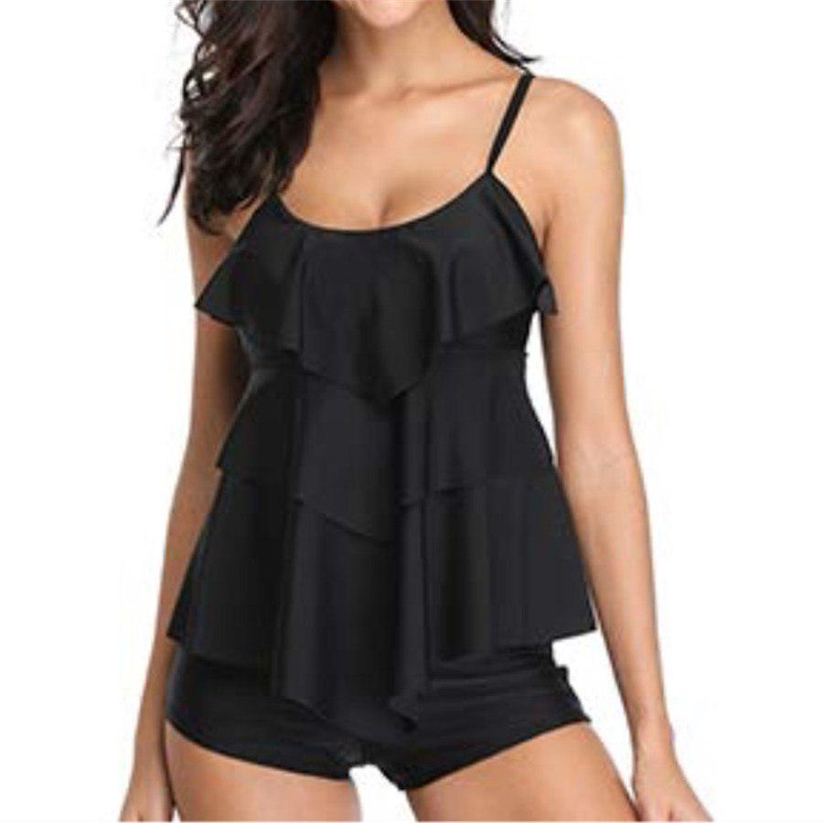 Swimwear 2019 Sexy Swimsuit Women Plus Size Tankini Sets Swim Vintage Beach Wear Dot Biquinis Bathin