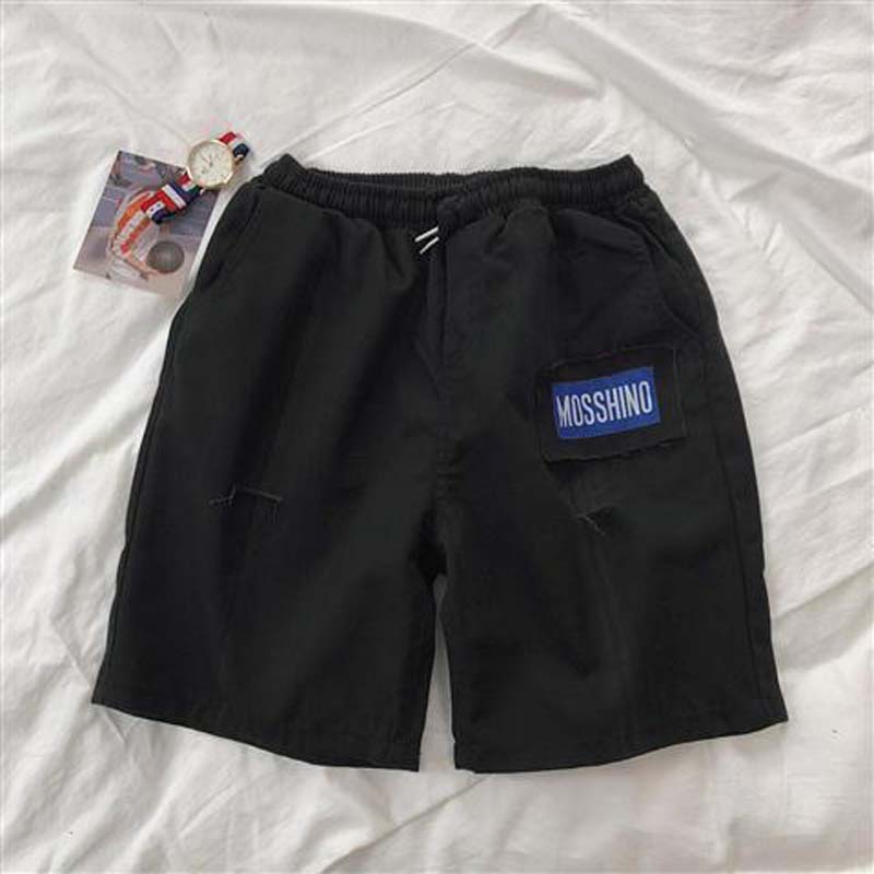 Summer Men's Loose Sports Wide-leg All-match Five-point Pants