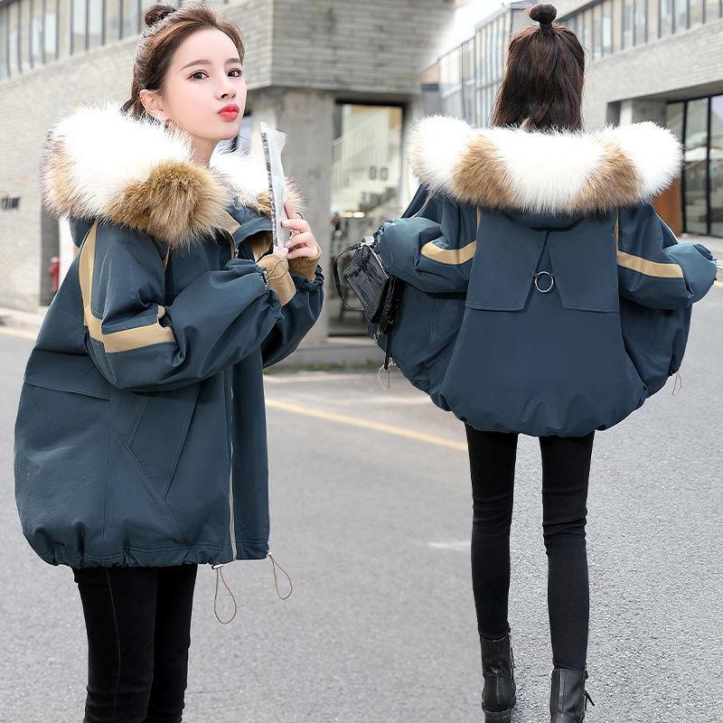 Winter Fashion Trend Women's Short Korean Style Loose Western Style Bread Jacket Thicken Warm Cotton