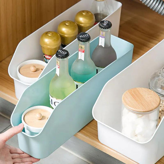 Handicide Finishing Box Cabinet Desktop Storage Box Kitchen Tableware Storage Box Plastic Kitchen Storage Storage Box