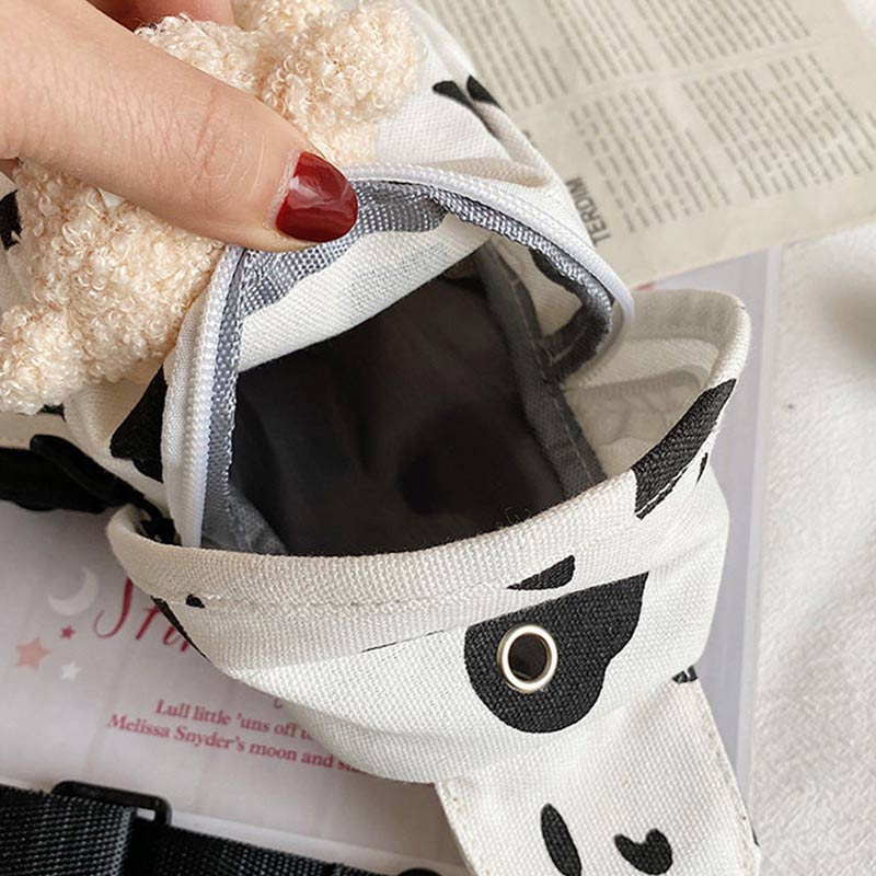 Bag Girls Fashion Cute Chest Bag Summer Leisure Shopping Wild Trend Canvas Bag Shoulder Messenger Bag