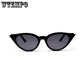 WTEMPO Cat ear glasses sunglasses ladies small box retro popular glasses