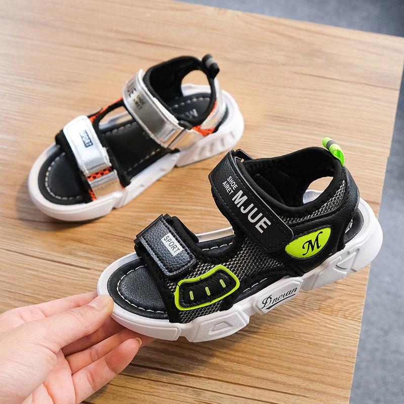 Boys  Girls Sandals Summer Korean Kids Non-slip Soft-soled Breathable Beach Shoes Large Children's Shoes