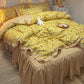 Bedding Sets Quilt Cover Cotton Four-piece Bedding Set Bed Skirt  Bed Linen Bed Cover Princess Style Duvet Cover Bedding Quilt Cover Bed Sheet