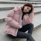 Winter Trend of Women's Bread  Loose Cotton Coat Short Comfortable and Warm Padded Jacket