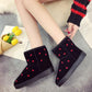 Snow Boots Women's Short Boots Autumn and Winter Anti-skid Thickening Warmth Flat-bottomed Women's Cotton Shoes Plus Velvet Cotton Boots
