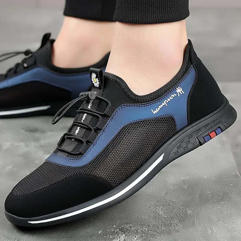 Sandals Men's Hollow Summer New Soft Bottom Line Soft Leather Outdoor Sports Leisure Young Sandals