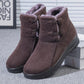 Women's Cotton Plus Velvet Padded Warm Snow Boots Non-slip Wear-resistant Cotton Boots