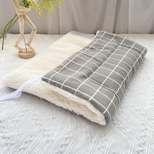 Pet Mat Cat Cotton Pad Warm Thickening Winter Cat Cage Platform Pad Cat Pad Sleeping with Dog Mat Sleep Pad