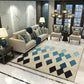 Nordic Carpets for Living Room Bedroom Rug and Carpet Geometric Chair Non-Slip Cloakroom Floor Mat
