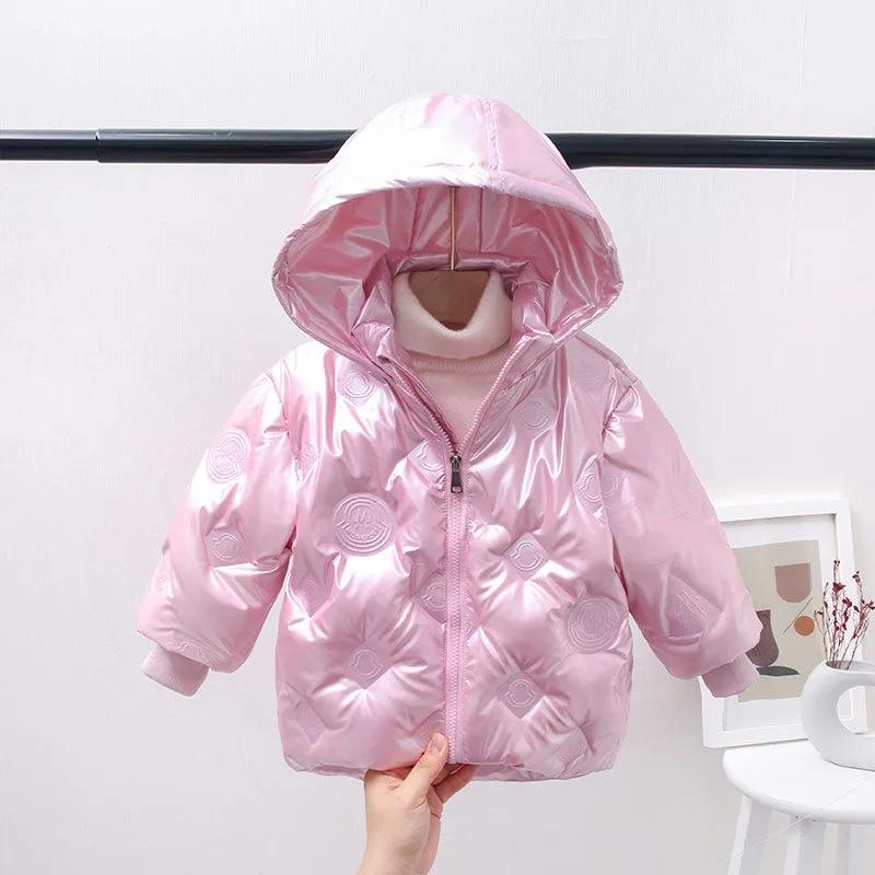 Children's Down Jacket Suits Boys and Girls White Duck Down Jacket Winter Sports Pants Jacket Trousers Two-piece Set Cotton