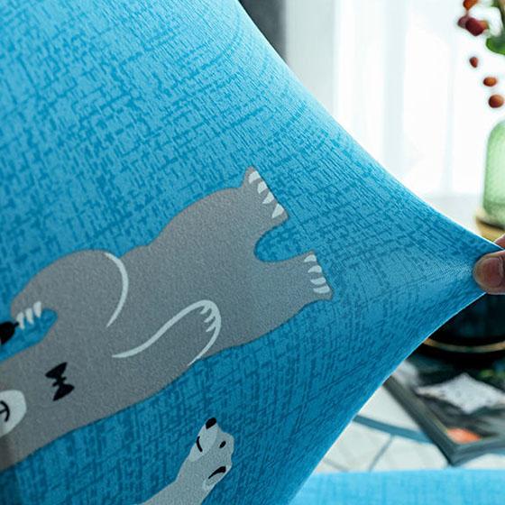 2/4/6Pcs  Stretchable Dining Chair Cover Spandex Elastic Pastoral Modern Slipcovers Furniture Cover for Kitchen Wedding