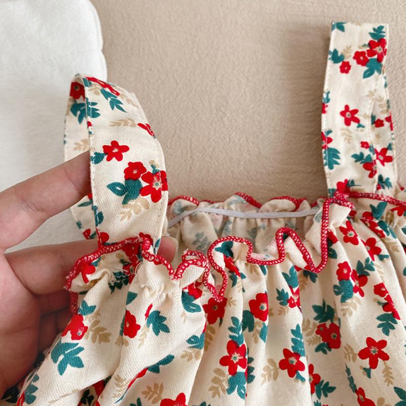 Girls' Suit Summer Fashion Girl Baby Korean Style Comfortable Western Style Sling Cute Shorts Two-piece Suit