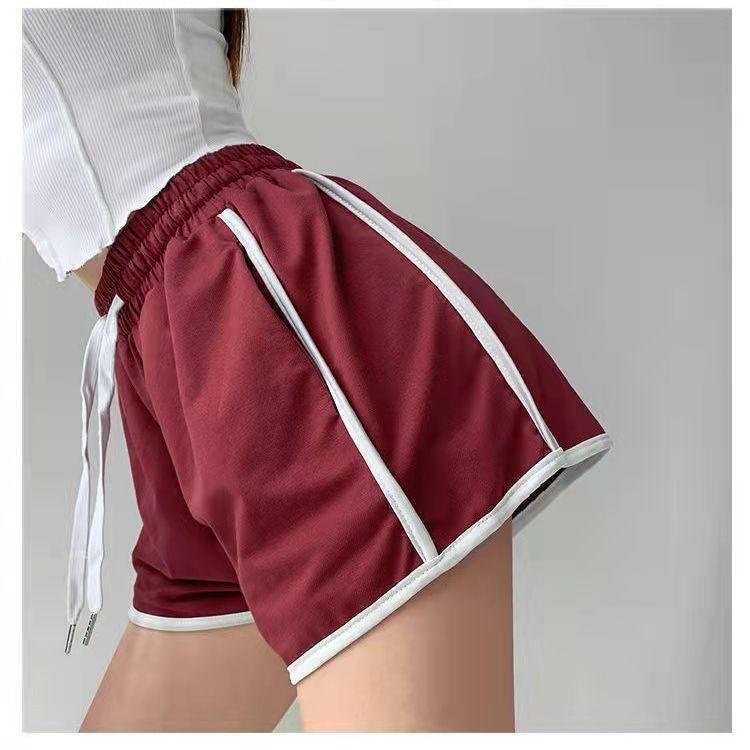 Women's Classic Side Striped Sports Shorts Loose and Thin Wide Leg Pants Casual Yoga Pants Running Shorts for Women Cute Jogging Pants Golf Short