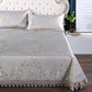 Summer Skin-friendly Ice Silk Mat Washed Folding Mat Sheet High-end Jacquard Double Lace Soft Mat
