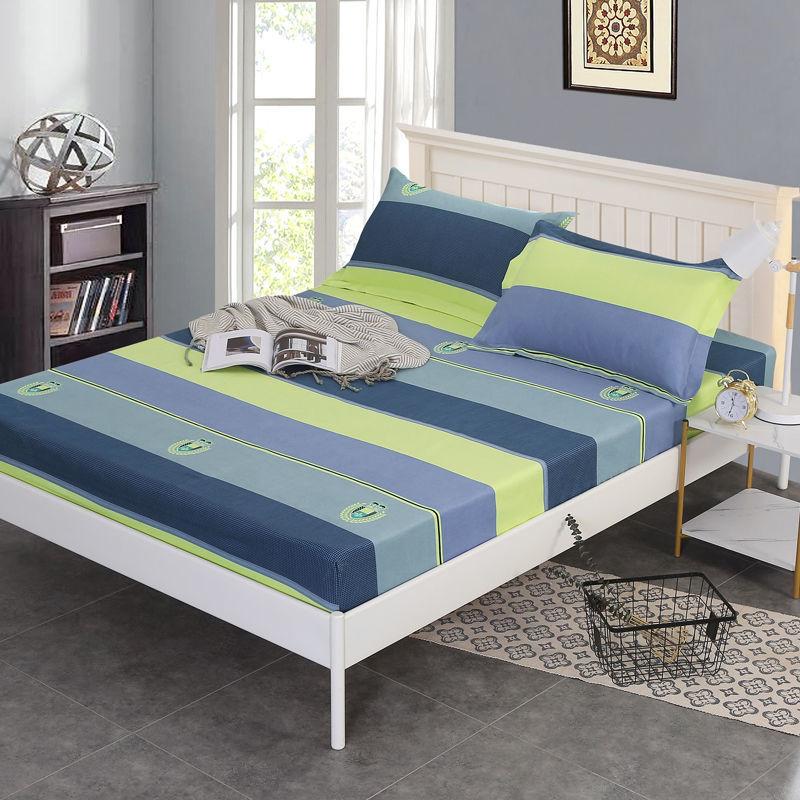 Modern Minimalist Brushed Mattress Protector Dustproof Non-slip Mattress Cover Single Piece Double Bedroom Bedding