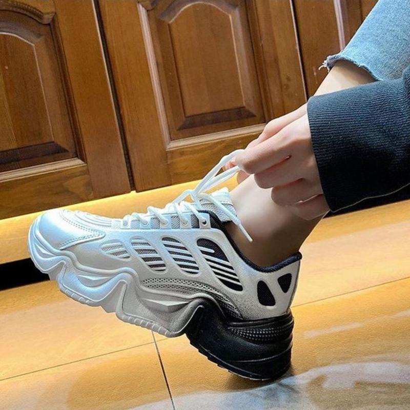 Harajuku Style Spring  Summer All-match Candy Color Increased Thick-soled Korean Casual Fashion Sneakers