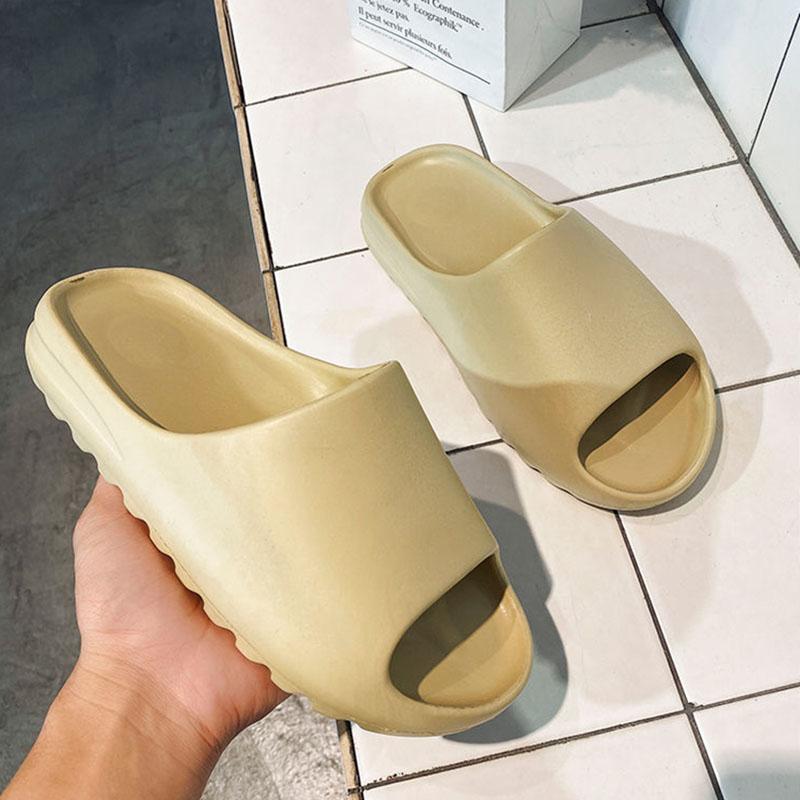 Slippers Women Couples Men's Sandals and Slippers Summer Net Red Ins Outer Wear Home Non-slip Thick Bottom