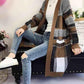 Autumn and Winter Sweater Loose Knit Mid-length Coat Fashion Simple Female Top