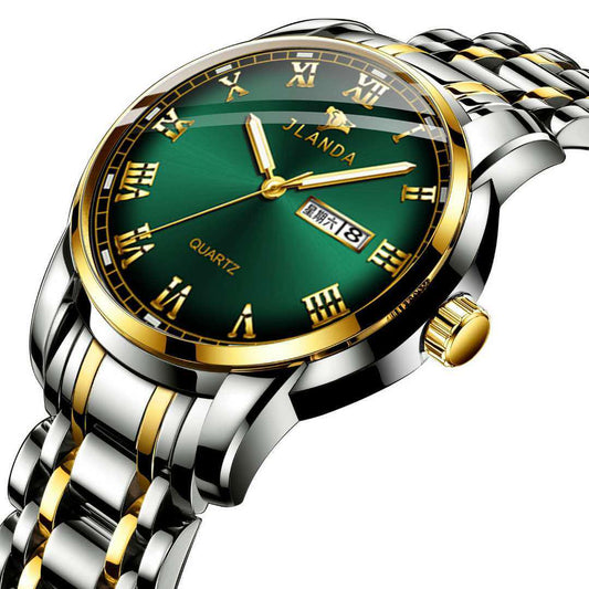 Mechanical Watches Skeleton Automatic Watches for Men Silver Stainless Steel Wrist Watch