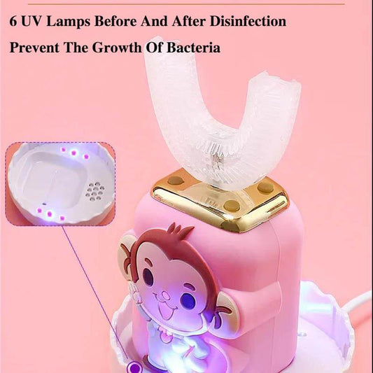 Children's Toothbrush U-shaped Electric Rechargeable Automatic Super Shenbo Baby 1-7-15 Years Old Brushing Artifact