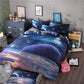 3D Creative Starry Sky Bedding Net Red Personality Realistic Four-Piece Set Double Student Bedding