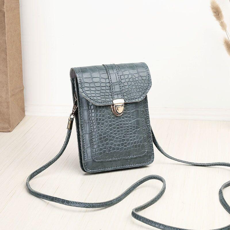 Summer Mobile Phone Female Bag Single Room Messenger Bag Hanging Neck Vertical Casual Versatile Mini Convenient Sweet Bag