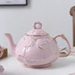 Coffee Cup Flower Teacup Set Household Small Luxury European Style British American Simple Ins Drinking Cup Nordic High-end