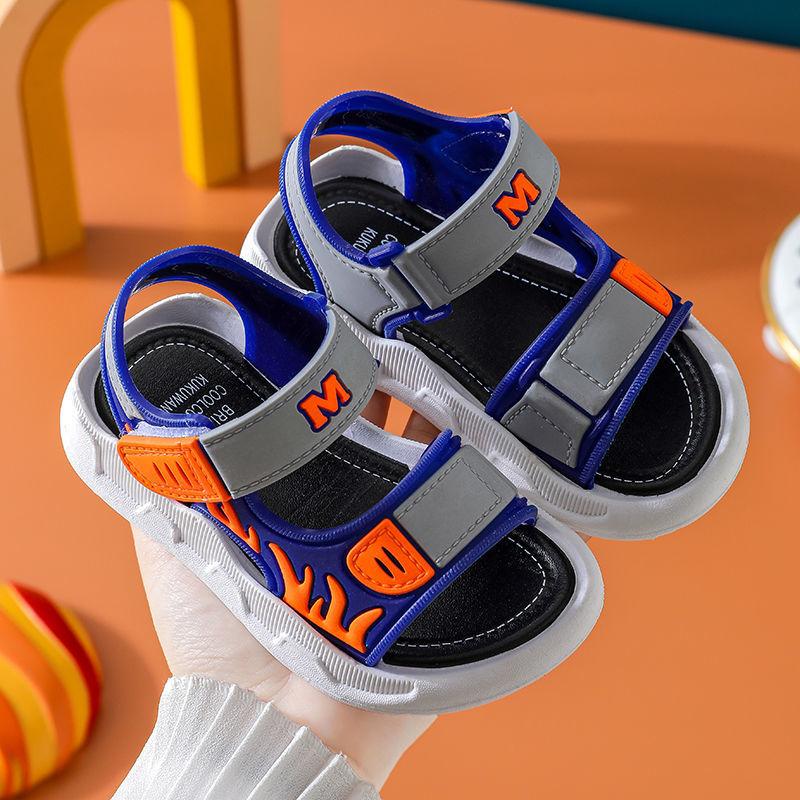 Boy's Sandals In Summer Big Children's Boys Soft-soled Non-slip Children's Baby Shoes Children's Beach Shoes