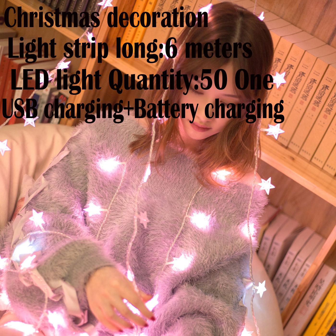 Bedroom decorative light  Christmas Lights USB charging Battery Light LED Light Outdoor LED light
