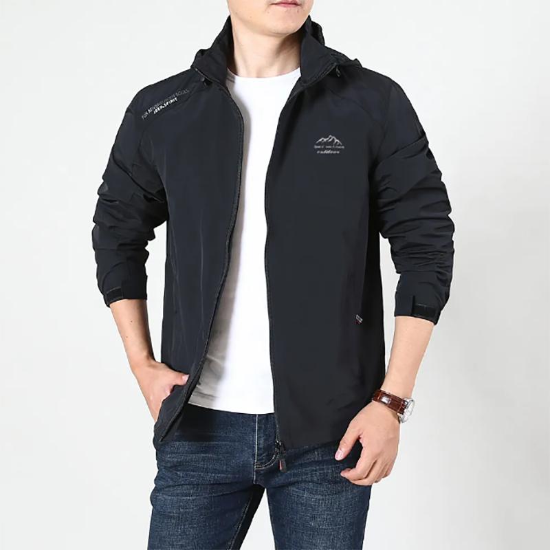 Jeep Shield Jacket Men's Autumn Outdoor Loose Large Size Thin Casual Top Jacket Men