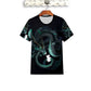 Suit Men's Short-sleeved T-shirt Summer Tide Brand Loose Printing Trend Clothes Set with Handsome Summer Clothes